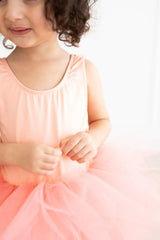 Bright Peach Tank Tutu Leotard - Mila & Rose ® - Flyclothing LLC