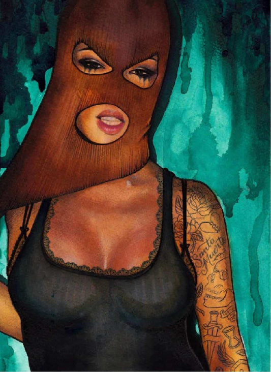 Black Market Art Company Brittany Santa Muerte Print - Black Market Art Company - Flyclothing LLC