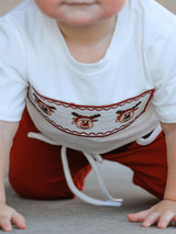 Boys Christmas Reindeer T-Shirt & Pants Set - Rylee Faith Designs - Flyclothing LLC