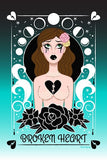 Black Market Art Company Broken Heart Honey Print
