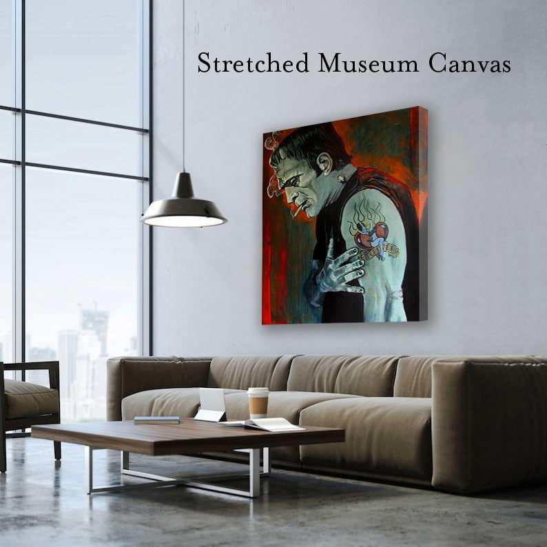 Black Market Art Company Broken Hearted-Frankenstein Print - Black Market Art Company - Flyclothing LLC