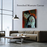 Black Market Art Company Broken Hearted-Frankenstein Print