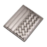 Faux Leather Basket Weave Card Holder Wallet - Madeline Love - Flyclothing LLC
