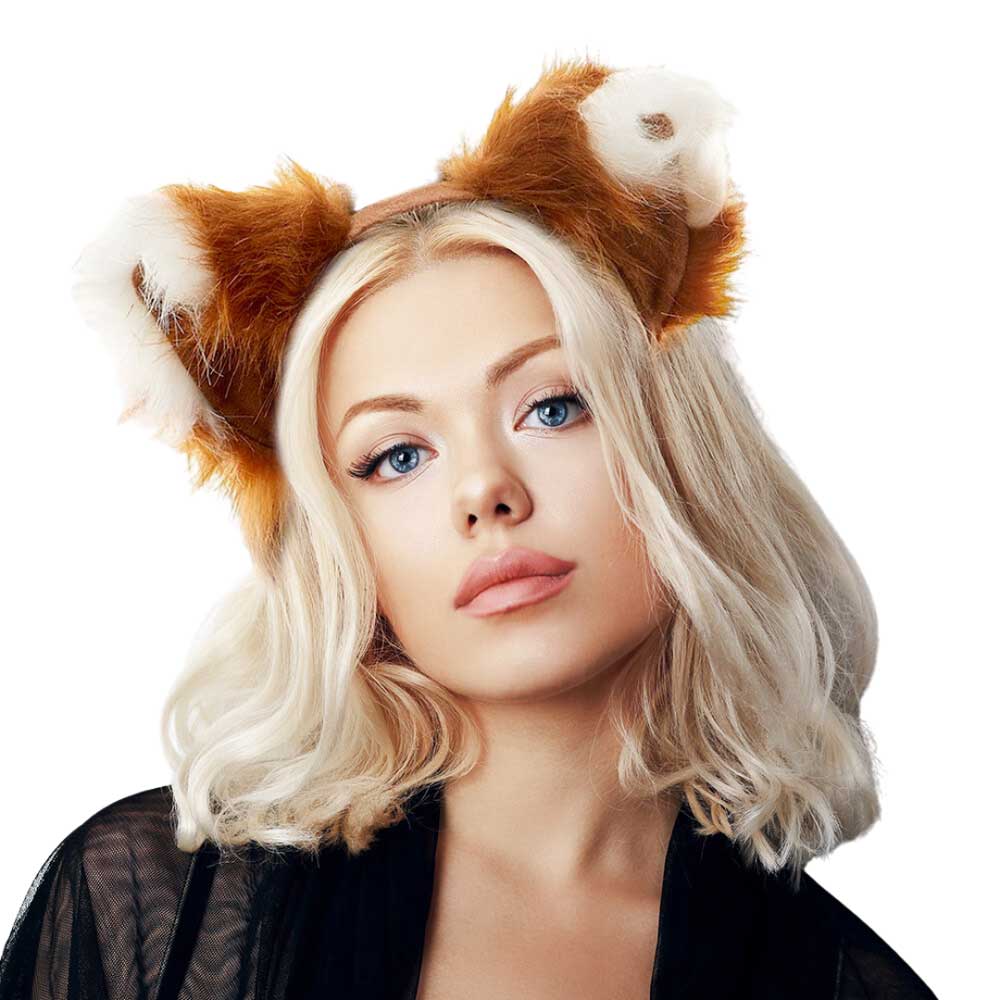 Faux Fur Animal Ear Headband - Madeline Love - Flyclothing LLC