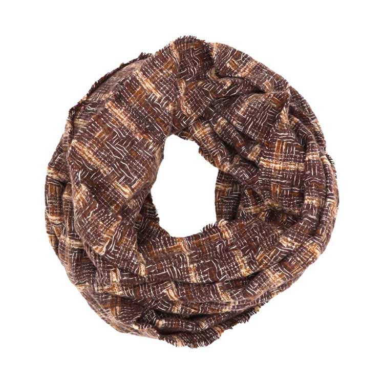 Plaid Check Infinity Scarf - Madeline Love - Flyclothing LLC