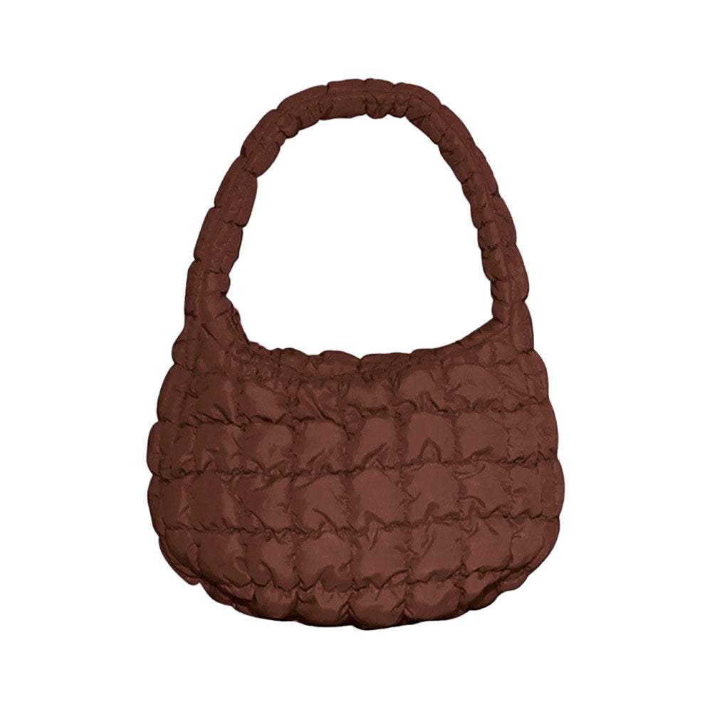 Quilted Puffer Tote Shoulder Bag - Madeline Love - Flyclothing LLC