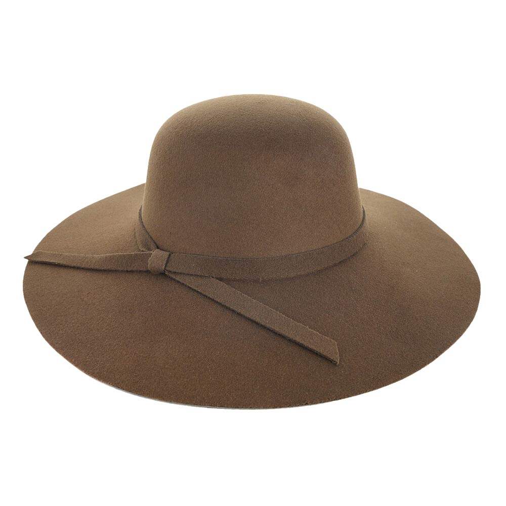 Ribbon Band Pointed Solid Panama Hat - Madeline Love - Flyclothing LLC