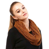 Solid Boucle Infinity Scarf - Madeline Love - Flyclothing LLC