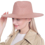 Solid Panama Hat - Madeline Love - Flyclothing LLC