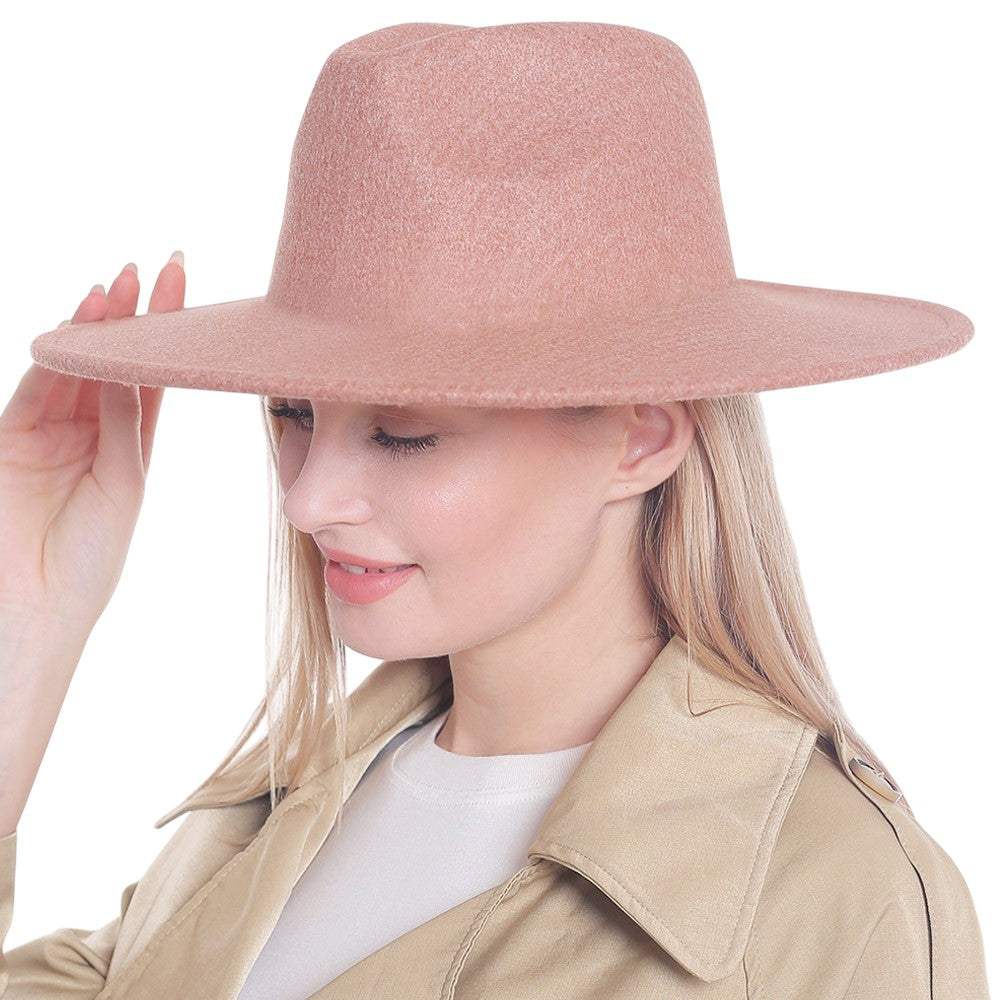 Solid Panama Hat - Madeline Love - Flyclothing LLC