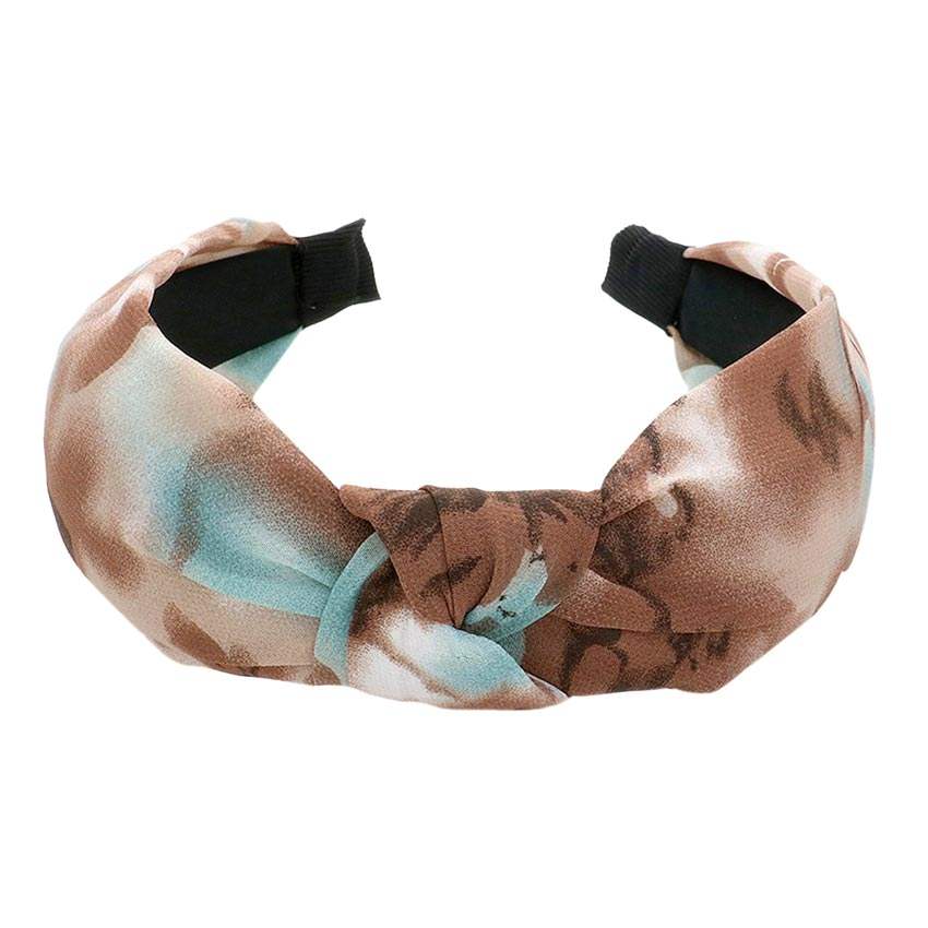 Tie Dye Knot Burnout Headband - Madeline Love - Flyclothing LLC