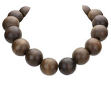 Wood Ball Necklace - Madeline Love - Flyclothing LLC