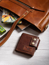 Swift Hold Wallet - Brown - Classy Leather Bags - Flyclothing LLC