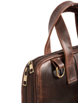 Harbor Laptop Briefcase, Brown - Classy Leather Bags - Flyclothing LLC