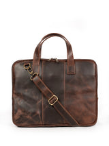 Harbor Laptop Briefcase, Brown - Classy Leather Bags - Flyclothing LLC