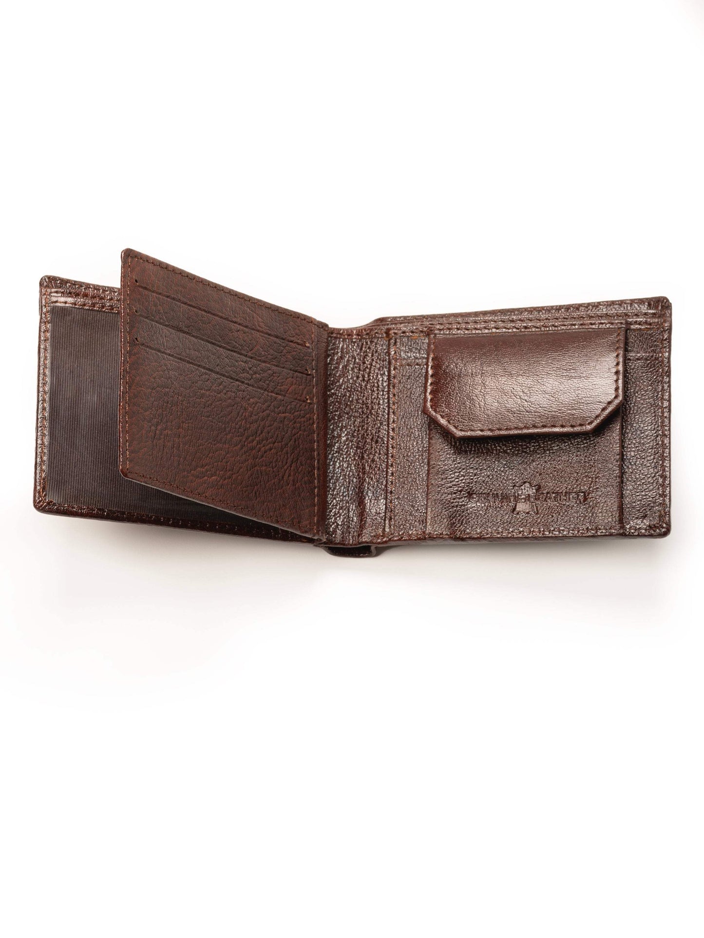 Brown Sleek-Fit Wallet - Classy Leather Bags - Flyclothing LLC