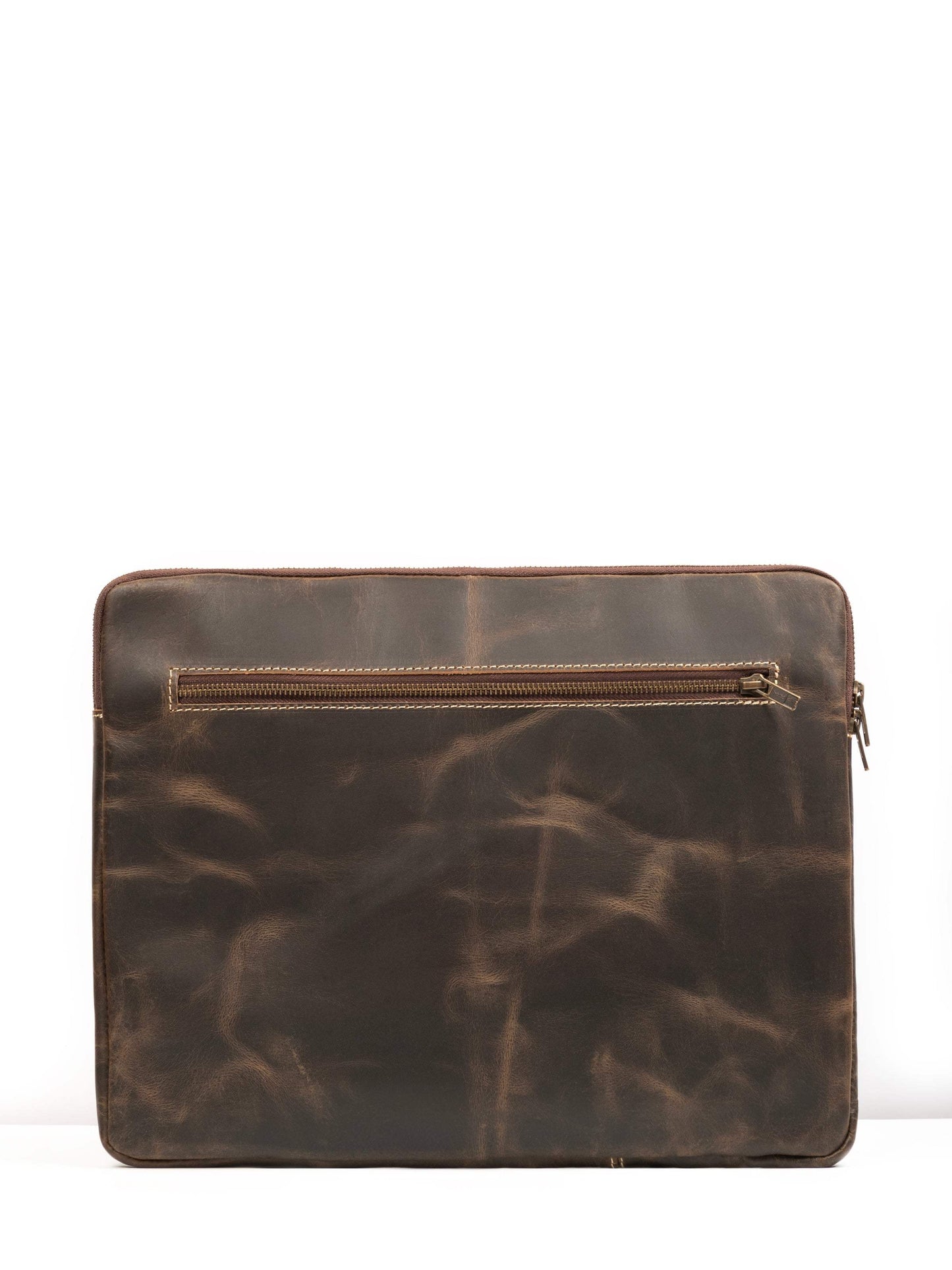 Brown Laptop Sleeve - Classy Leather Bags - Flyclothing LLC