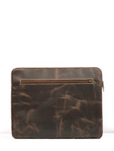 Brown Laptop Sleeve - Classy Leather Bags - Flyclothing LLC