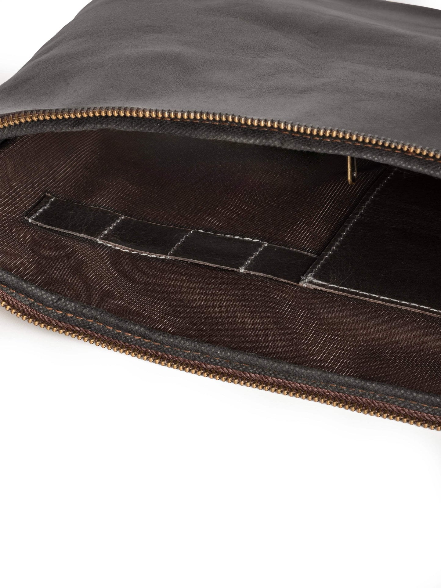 Brown Laptop Sleeve - Classy Leather Bags - Flyclothing LLC