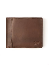 Wealth Ward Brown Bi-folded Wallet - Classy Leather Bags - Flyclothing LLC