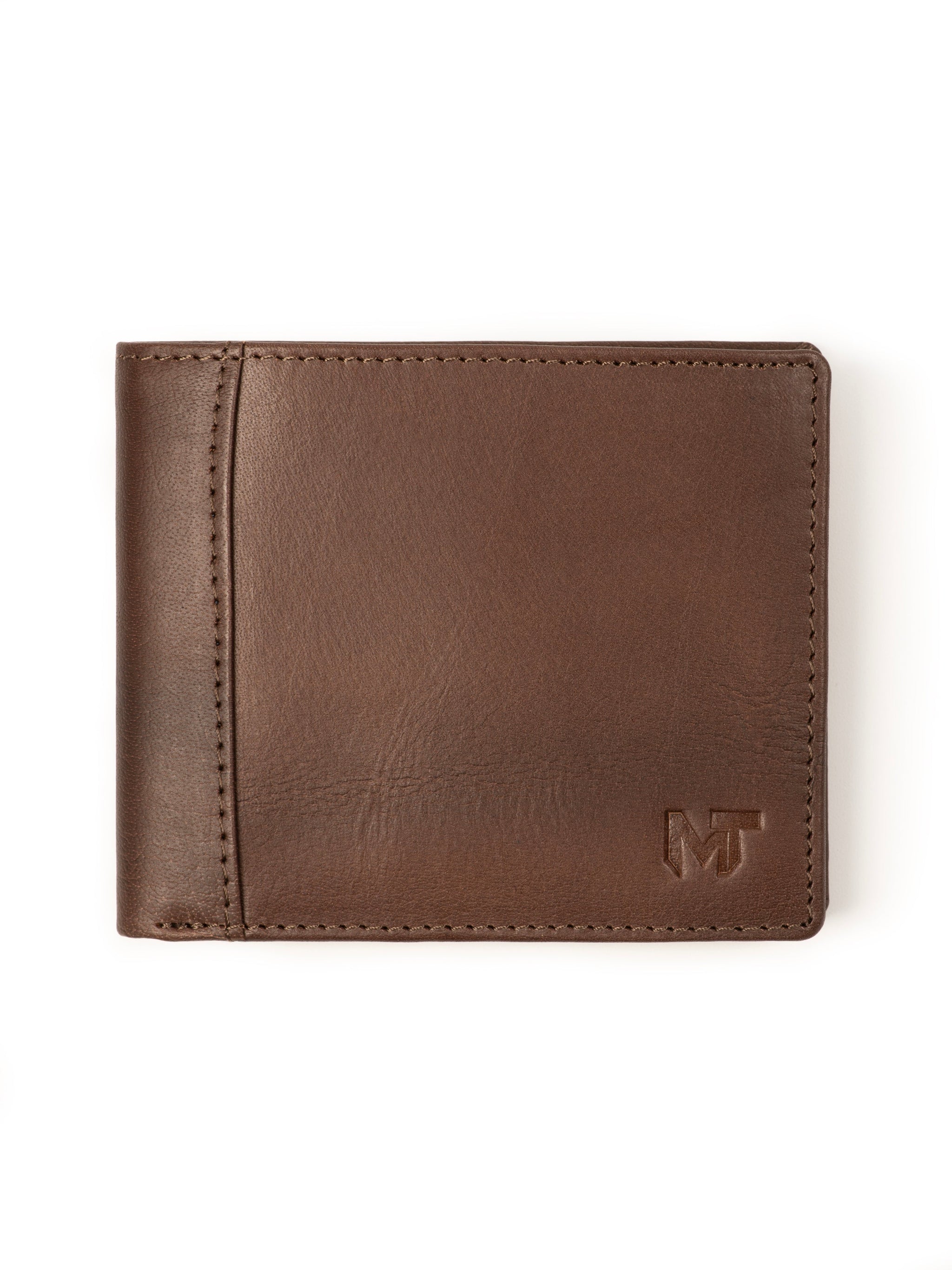 Wealth Ward Brown Bi-folded Wallet - Classy Leather Bags - Flyclothing LLC