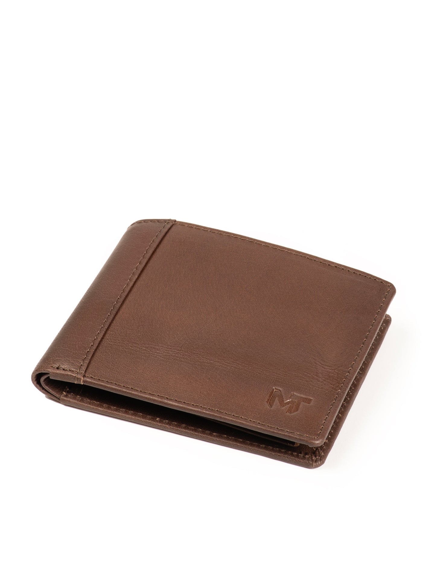 Wealth Ward Brown Bi-folded Wallet - Classy Leather Bags - Flyclothing LLC