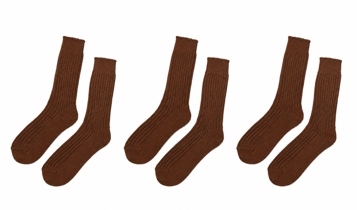 tittimitti® Women’s 100% Organic Cotton Boot Socks 3-Pack – Made in Italy