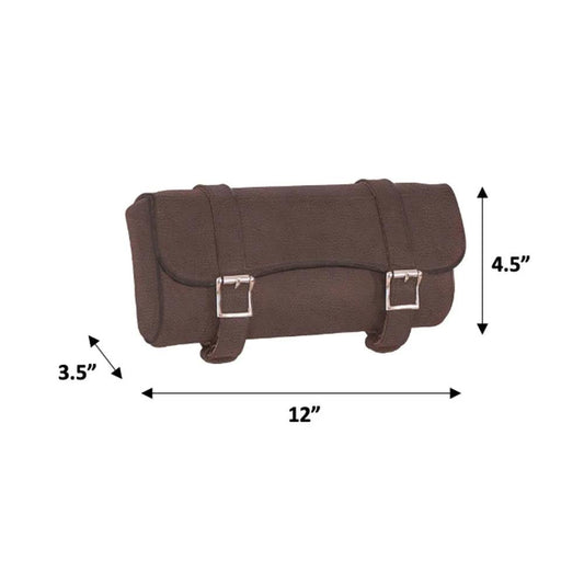 Chocolate- Leather Tool Bag