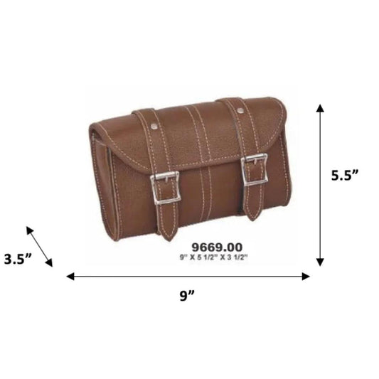 Brown - Leather Tool Bag