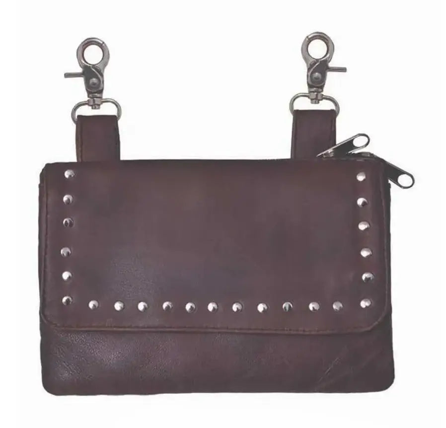 Women’s Cowhide Clip on Bag - Unik Just for Bikers - Flyclothing LLC