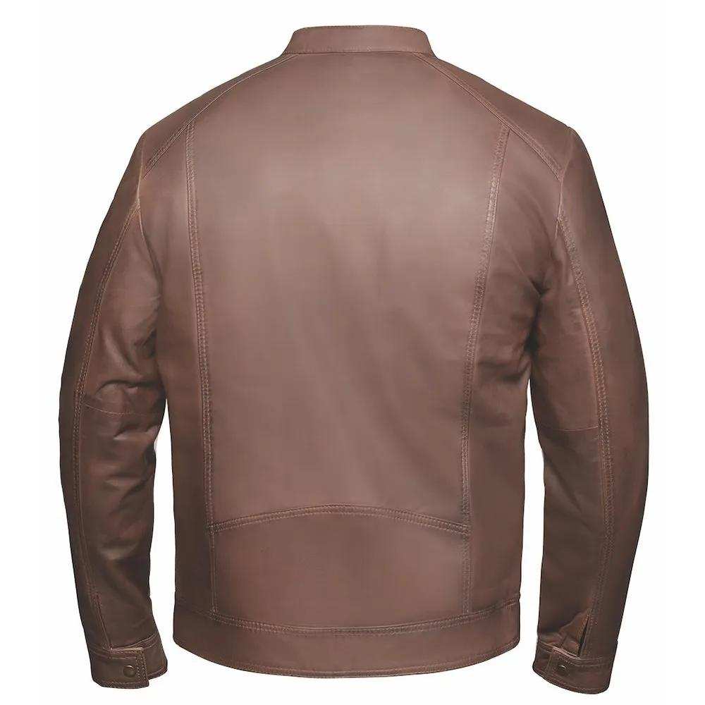 Nevada - Mens Premium Leather Jacket - Unik Just for Bikers - Flyclothing LLC