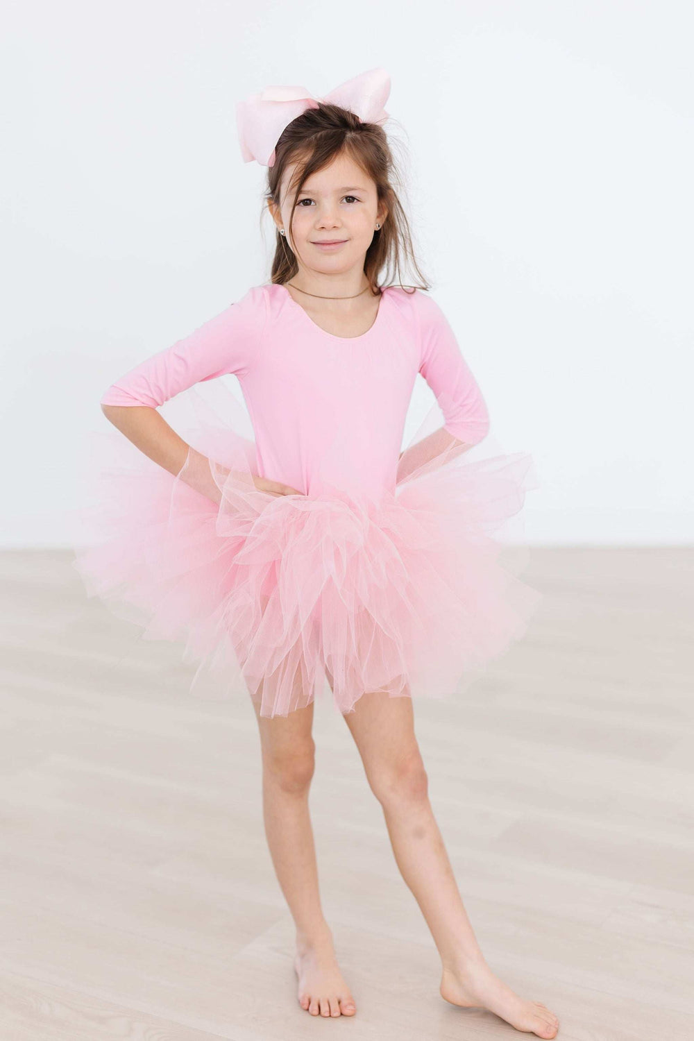 Bubblegum Pink 3/4 Tutu Leotard - Mila & Rose ® - Flyclothing LLC
