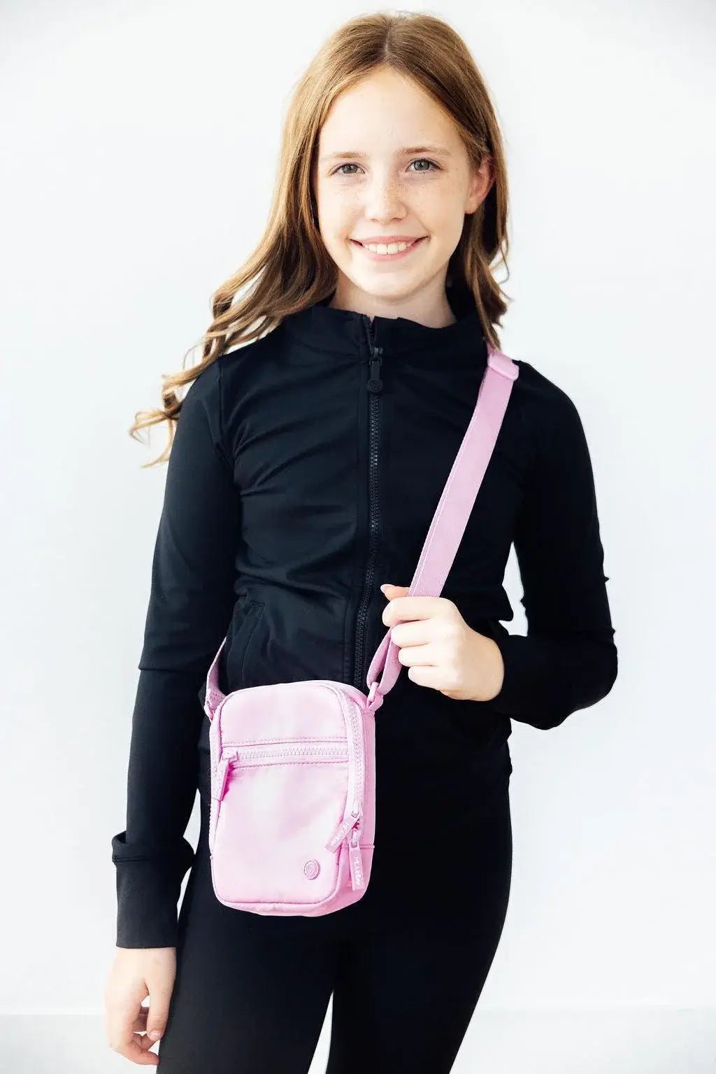 Bubblegum Pink Crossbody Bag - Mila & Rose ® - Flyclothing LLC