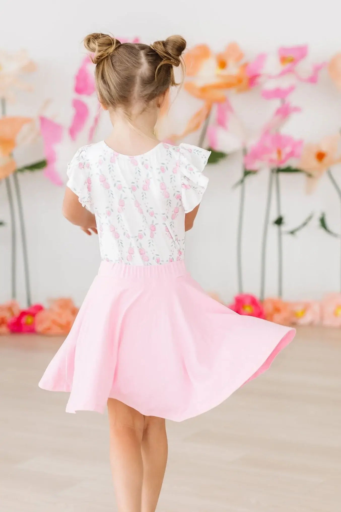 Bubblegum Pink Twirl Skort - Mila & Rose ® - Flyclothing LLC