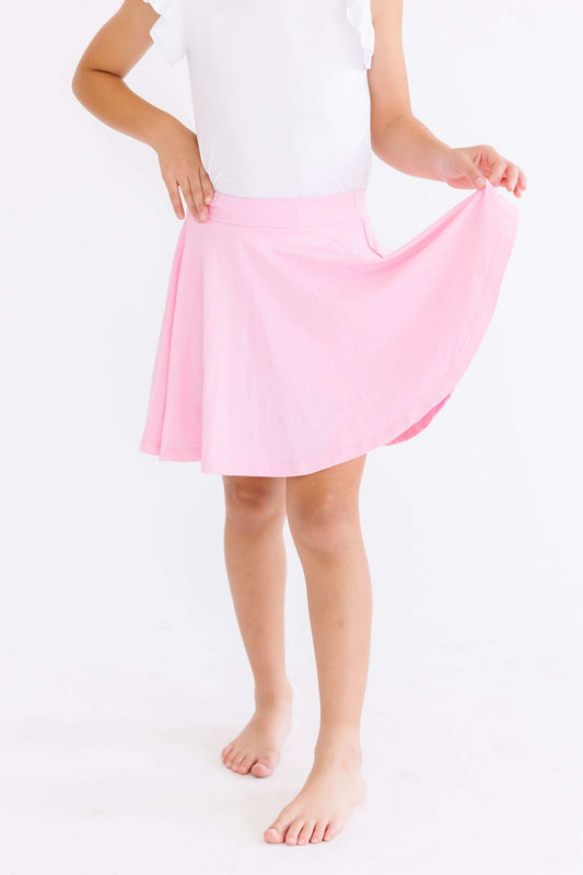 Bubblegum Pink Twirl Skort - Mila & Rose ® - Flyclothing LLC