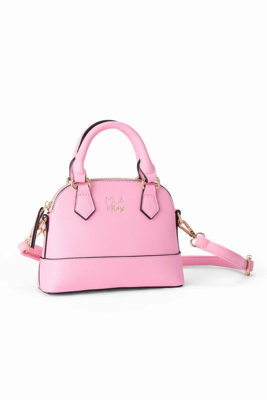 Bubblegum Pink Girl's Crossbody Purse - Mila & Rose ® - Flyclothing LLC