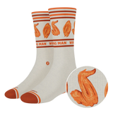 The Buffalo & Blue | Chicken Wings Heel Hammock™ Crew Socks - Shinesty - Flyclothing LLC