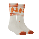 The Buffalo & Blue | Chicken Wings Heel Hammock™ Crew Socks - Shinesty - Flyclothing LLC