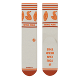 The Buffalo & Blue | Chicken Wings Heel Hammock™ Crew Socks - Shinesty - Flyclothing LLC