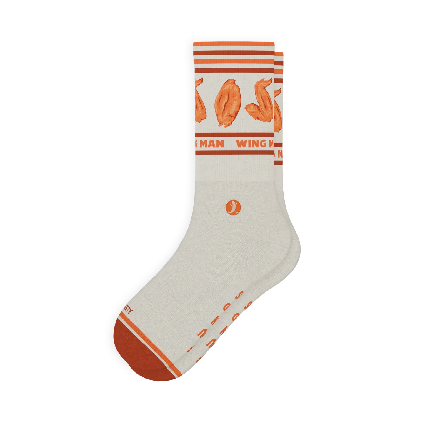 The Buffalo & Blue | Chicken Wings Heel Hammock™ Crew Socks - Shinesty - Flyclothing LLC