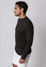 Buki Cinqo Long Sleeve Tech Tee - Black - Buki - Flyclothing LLC
