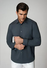 Buki Cinqo 'Single Shot' Long Sleeve Shirt - Blue Night - Buki - Flyclothing LLC