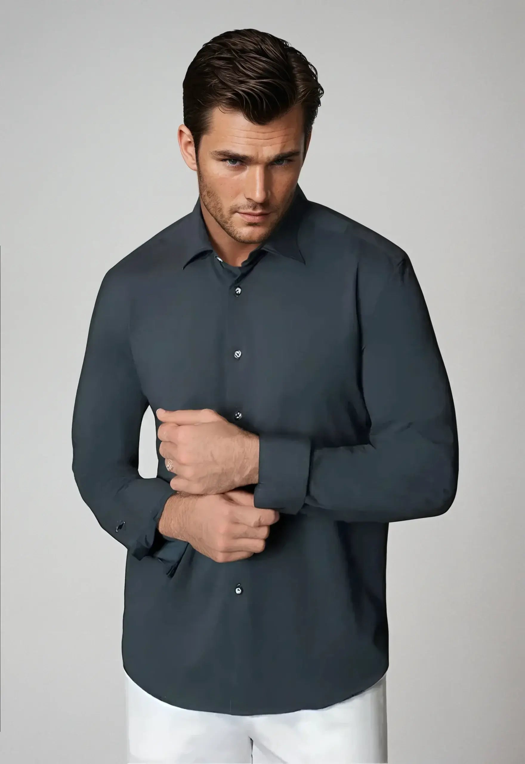 Buki Cinqo 'Single Shot' Long Sleeve Shirt - Blue Night - Buki - Flyclothing LLC