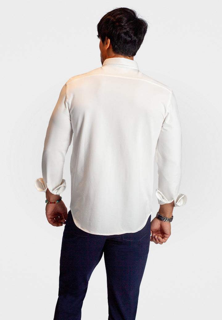 Buki Cinqo 'Single Shot' Long Sleeve Shirt - White - Buki - Flyclothing LLC