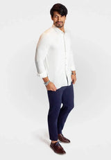 Buki Cinqo 'Single Shot' Long Sleeve Shirt - White - Buki - Flyclothing LLC