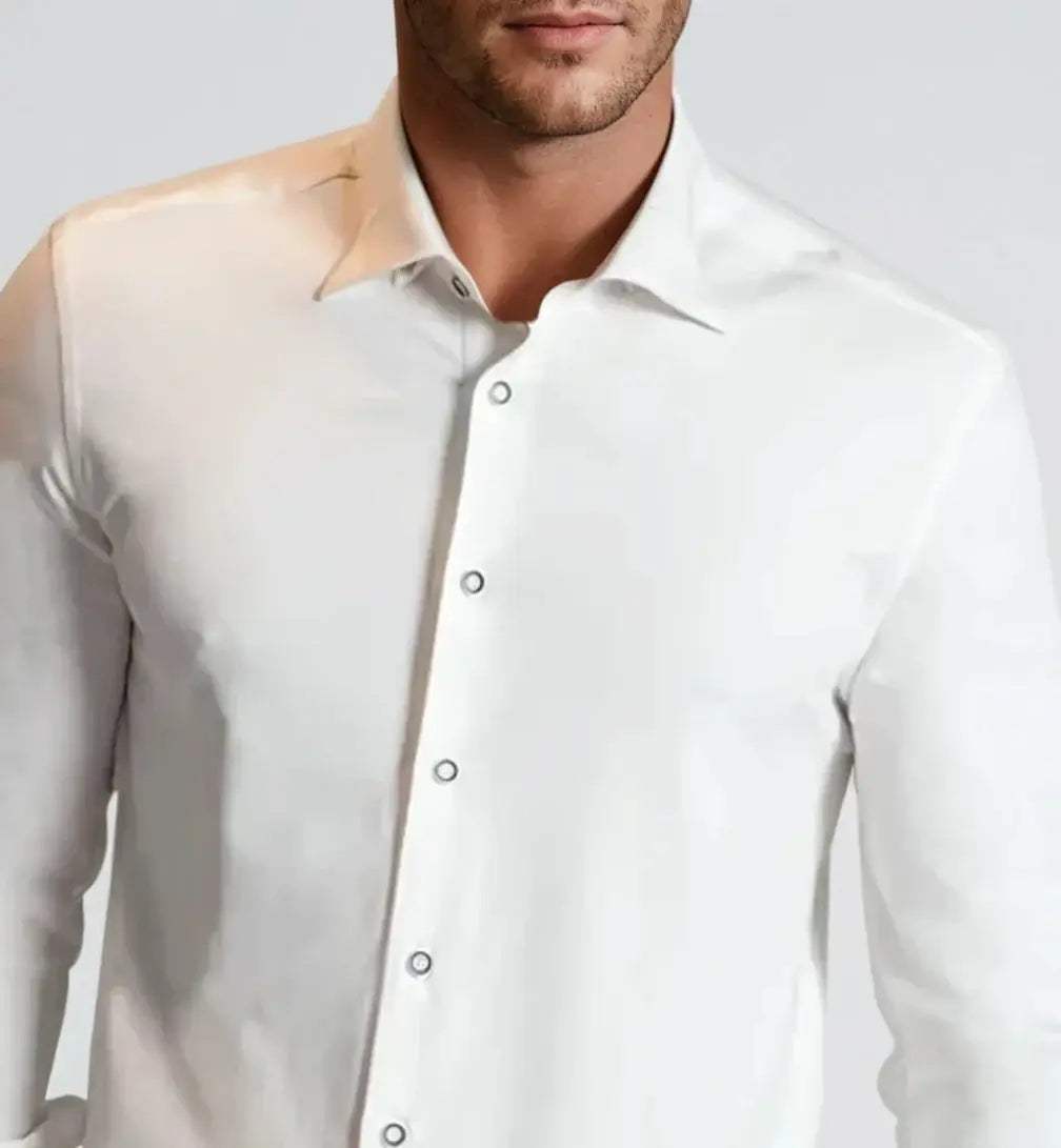 Buki Cinqo 'Single Shot' Long Sleeve Shirt - White - Buki - Flyclothing LLC