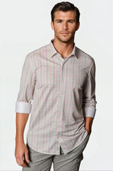 Spectrum Check Long Sleeve Tech Shirt - Buki - Flyclothing LLC