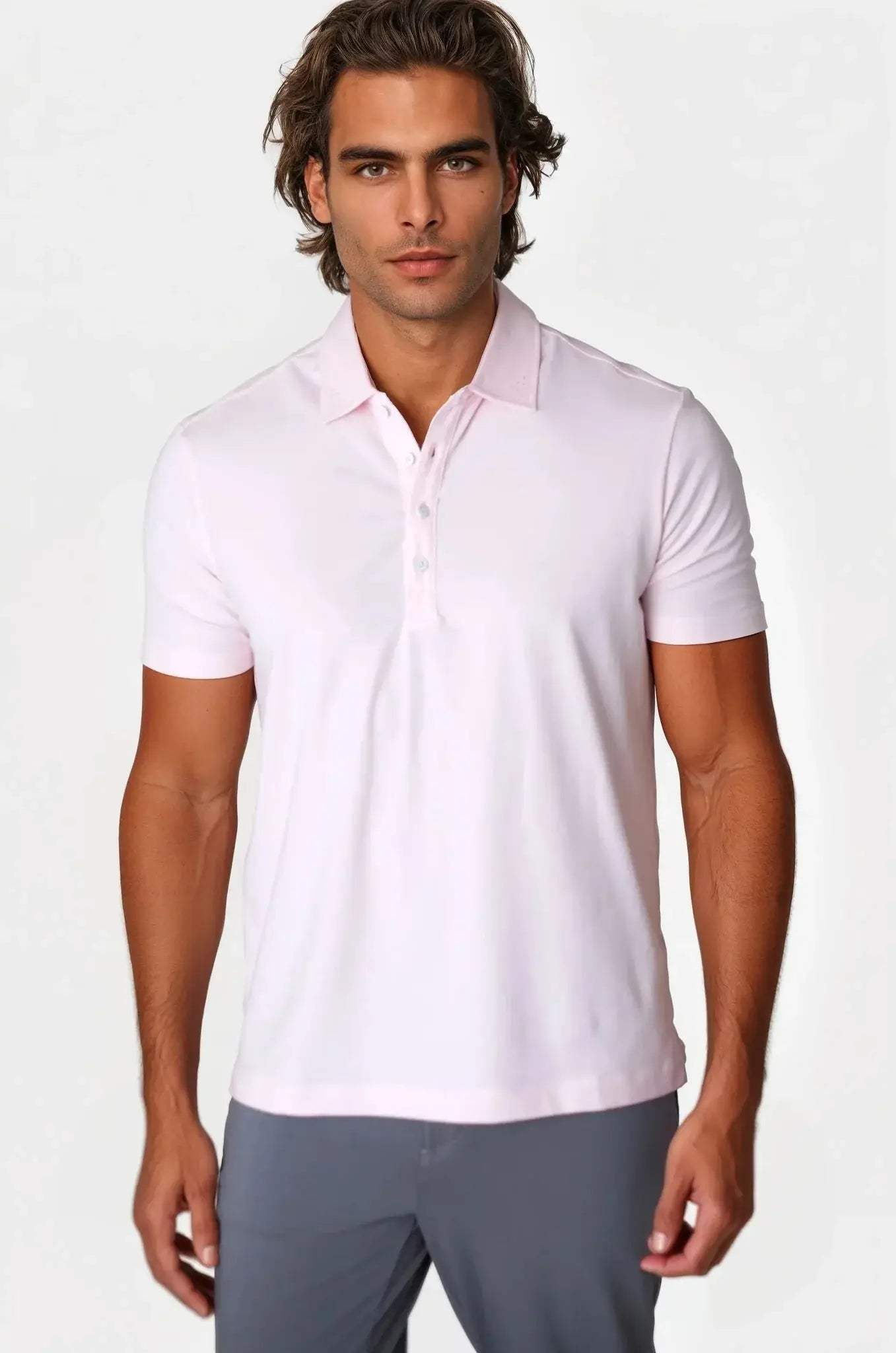 Coolest Polo Tech Shirt - Sunrise - Buki - Flyclothing LLC