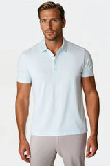 Coolest Polo Tech Shirt - Light Blue - Buki - Flyclothing LLC