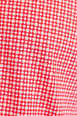 Swiss Check Long Sleeve Tech Shirt - Red - Buki - Flyclothing LLC